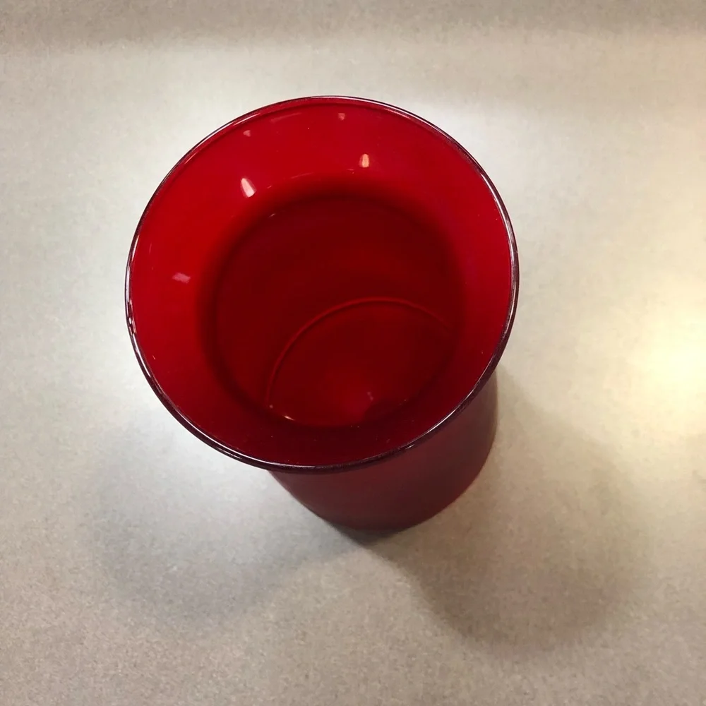 Red Vase